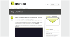Desktop Screenshot of cinetica.it