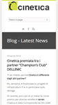 Mobile Screenshot of cinetica.it