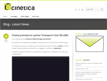 Tablet Screenshot of cinetica.it